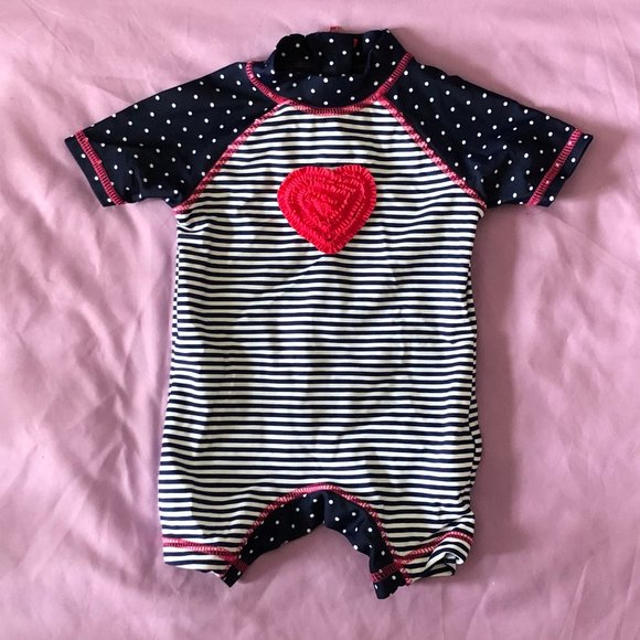 BABY GIRL SWIMSUIT 6-9 MONTHS - Picture 1 of 2